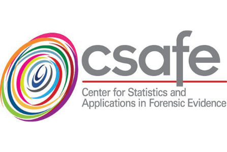 Center for Statistics and Applications in Forensic Evidence Logo